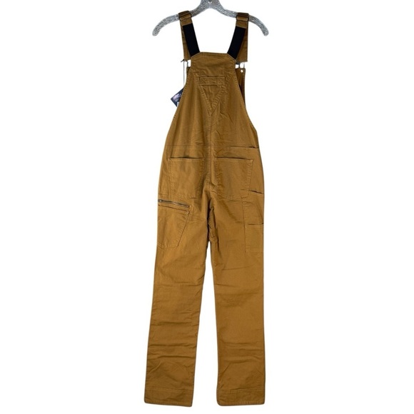 NWT Dovetail Workwear Overalls Midweight Stretch Canvas Saddle Brown Womens 2 - Picture 5 of 9